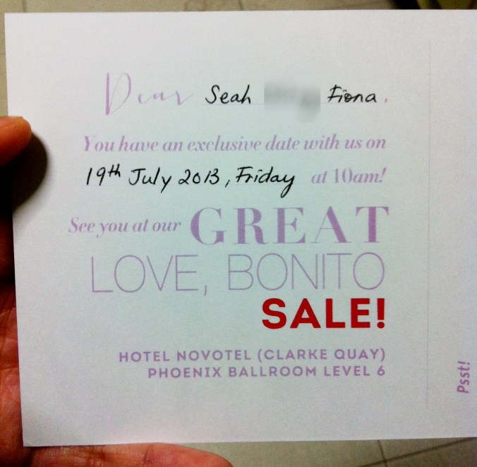 VIP Invitation by Love, Bonito. Thanks LB!