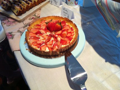 Strawberry Mascarpone Tart - unable to try this cos I was full from my Mr Bean pancake breakfast -_-