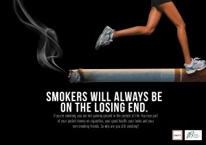 Ad mockup for Health Promotion Board. A school assignment (2014)