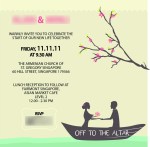 Church Wedding Invitation Card (2011)