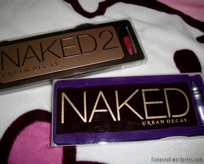 Urban Decay Naked 1 and 2 palettes