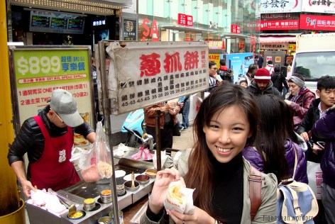 PANCAKE with cheese! Damn nice.