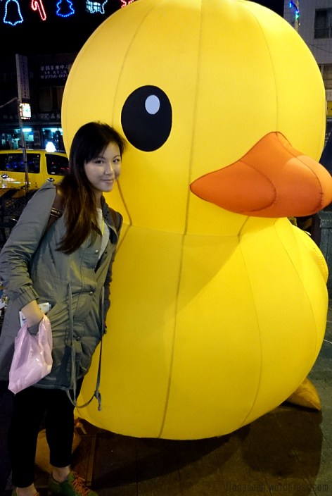 This rubber ducky was all over Taiwan! Every product design would surely have one with the rubber ducky. It must be Hong Kong's influence.