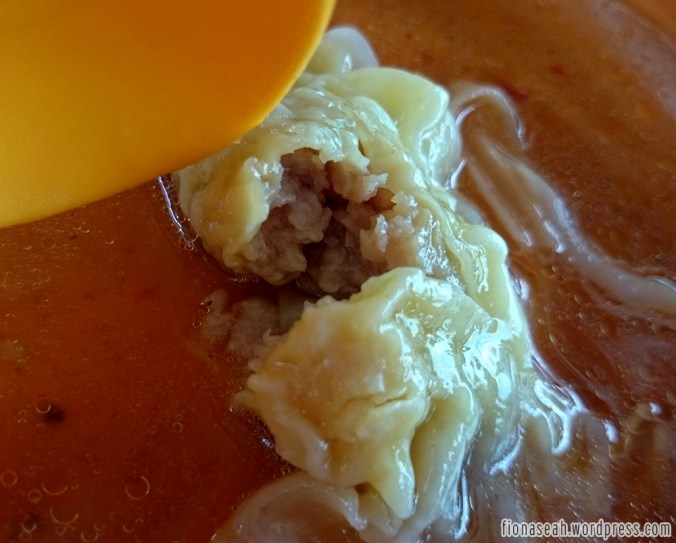 Close up of the shui jiao