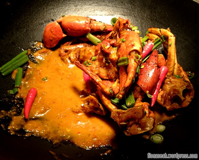 Curry crab from the Asian/Indian row