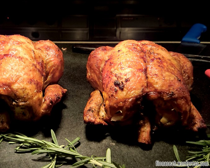 Roasted chicken from European corner