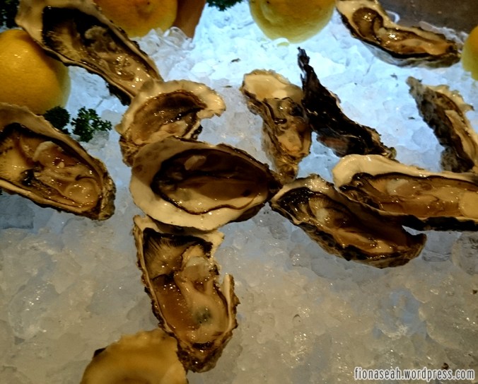 Oysters from the seafood row