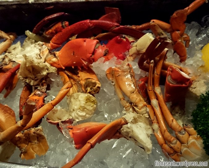 The no-meat part of the crab.. also from the seafood row