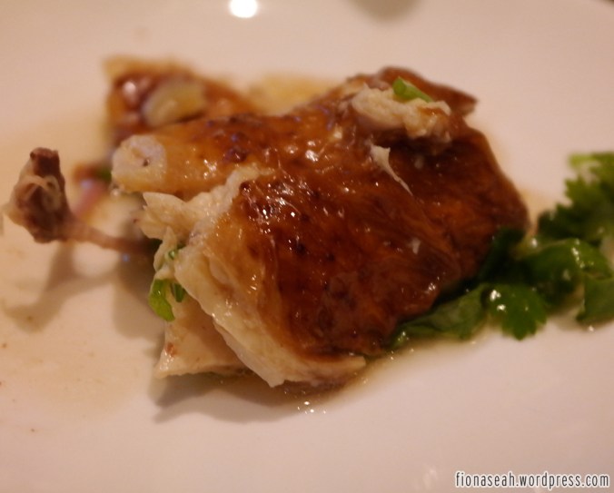 A chunk of Hilton Signature Empress Chicken