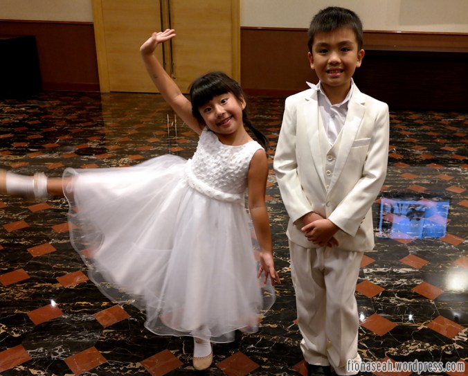 Flower girl and boy who happen to be the cutest siblings. 