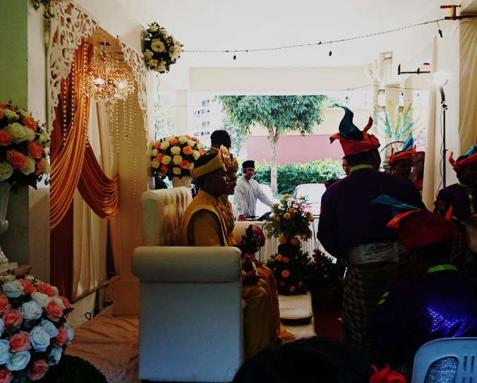 Arrive in time to catch the Malay kompang performance, an important part of a traditional Malay wedding.