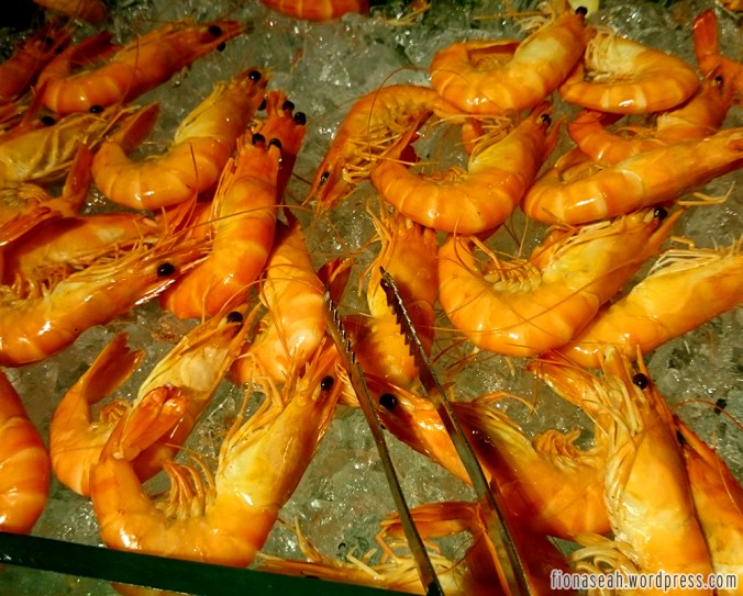 Prawns also found at the sushi corner