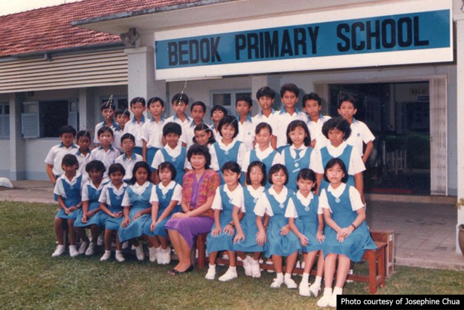 Bedok Girls' - class P6 of 1987
