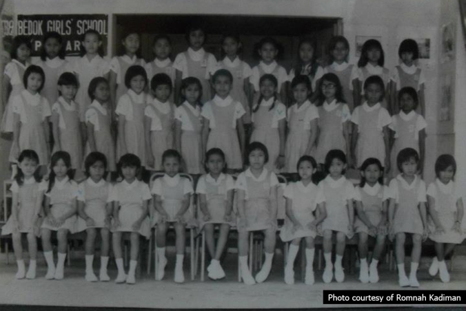 Bedok Girls' - class P4A of 1975