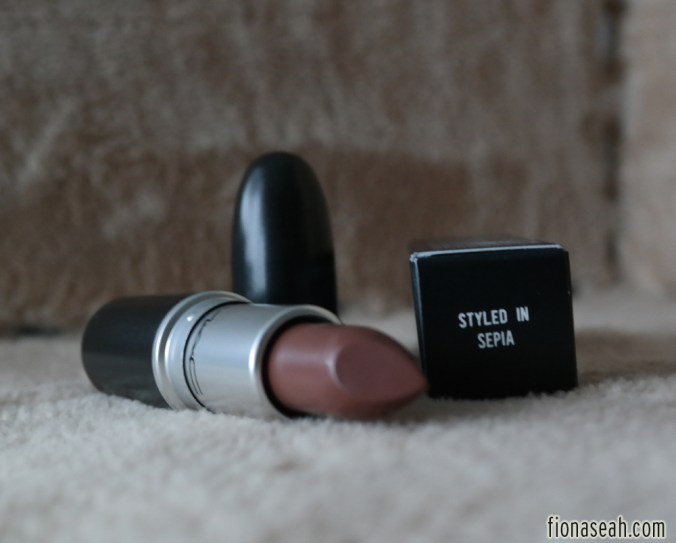 Styled in Sepia is a dirty cement beige Matte finish (US$16).