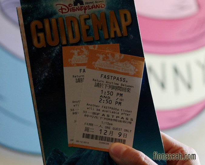 Our FastPass tickets :)