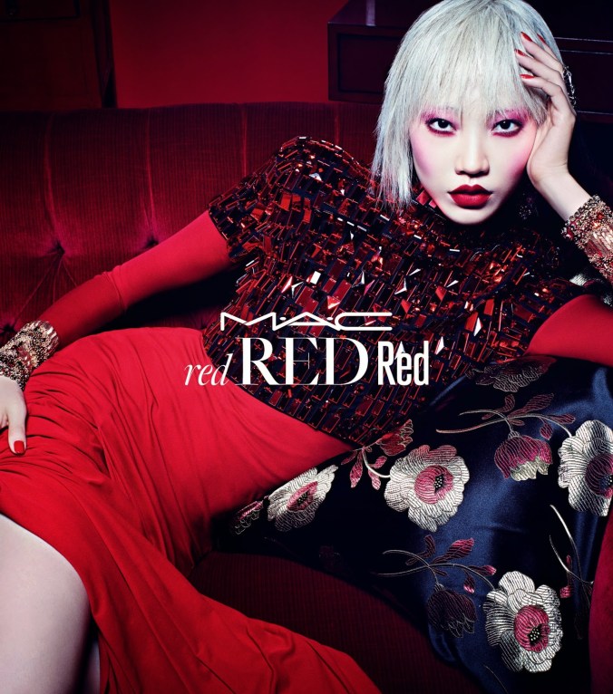 I'm pretty sure this collection is targeted at those celebrating the Chinese New Year. Look, even the model in the promotional poster is Asian!