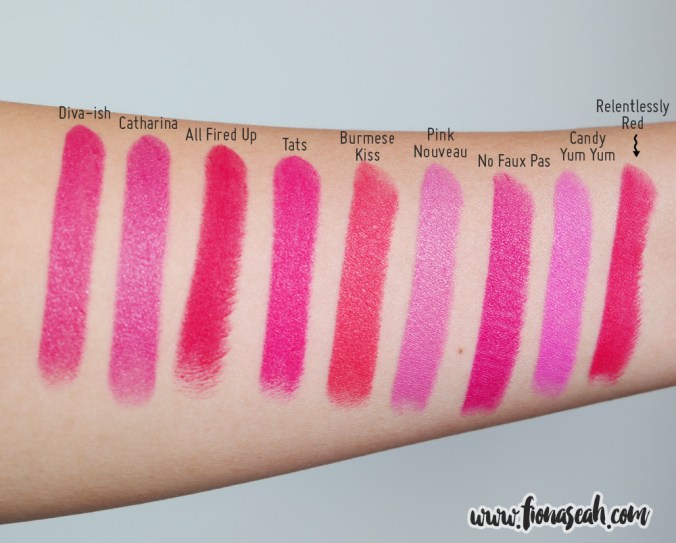 Tats swatch comparison