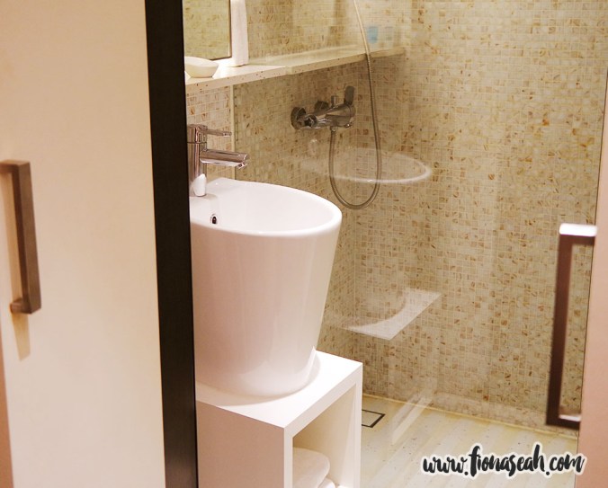 No, it's the bathroom!