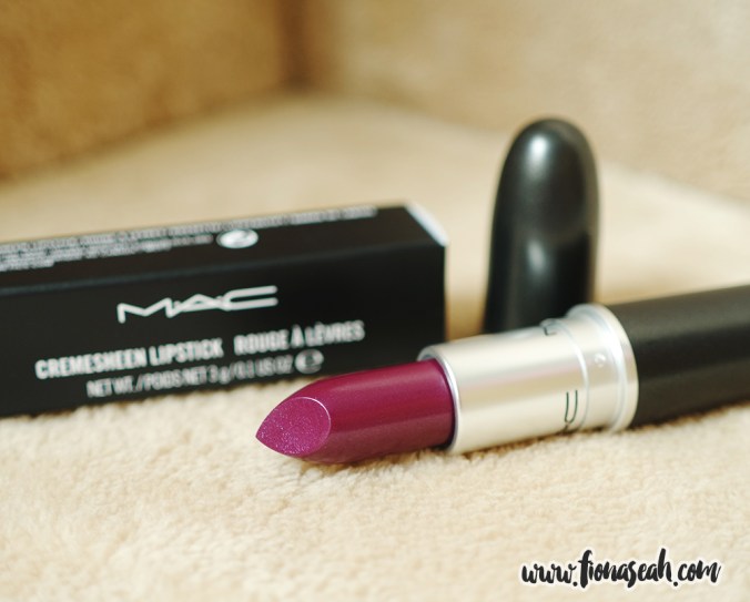 Quelle Surprise is a deep purple berry with a Cremesheen finish (US$17)