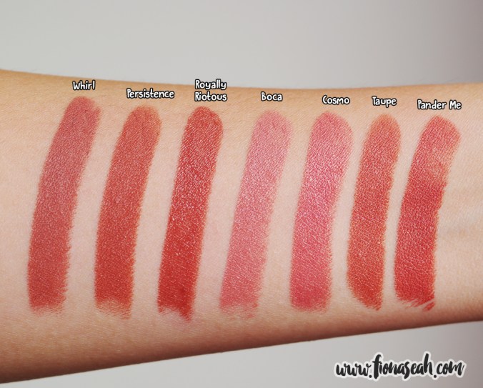 Royally Riotous swatch comparison