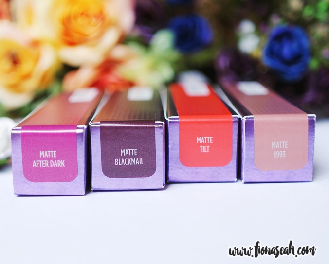 Urban Decay Matte Revolution Lipsticks