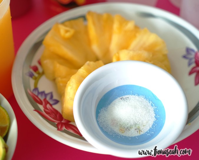 I was running out of salt hence the tiny amount!