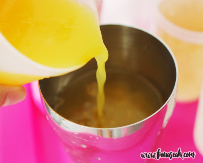 Followed by orange juice