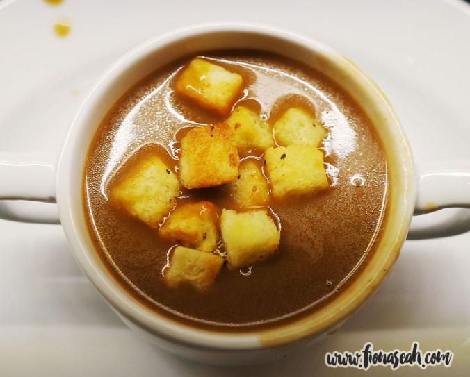 King Crab Bisque with Lemon Cream