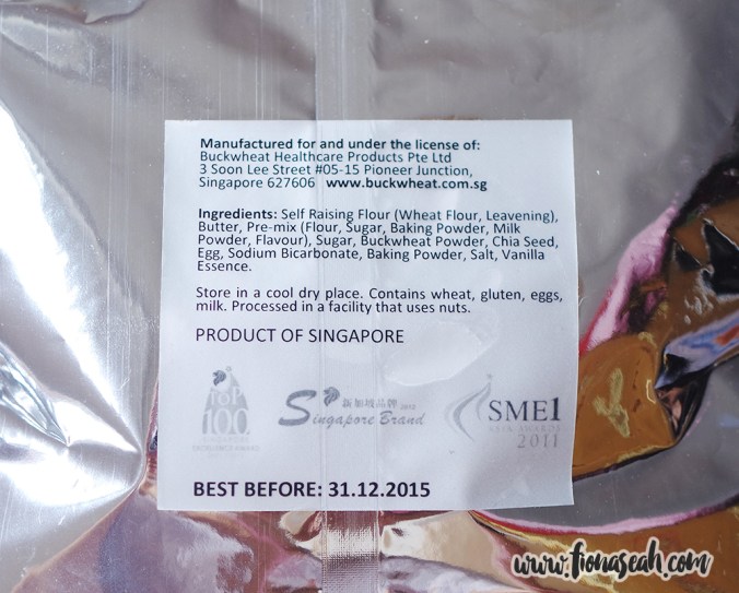 Buckwheat Chia Seed Cookies