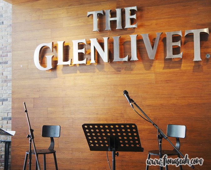 The stage for live performances