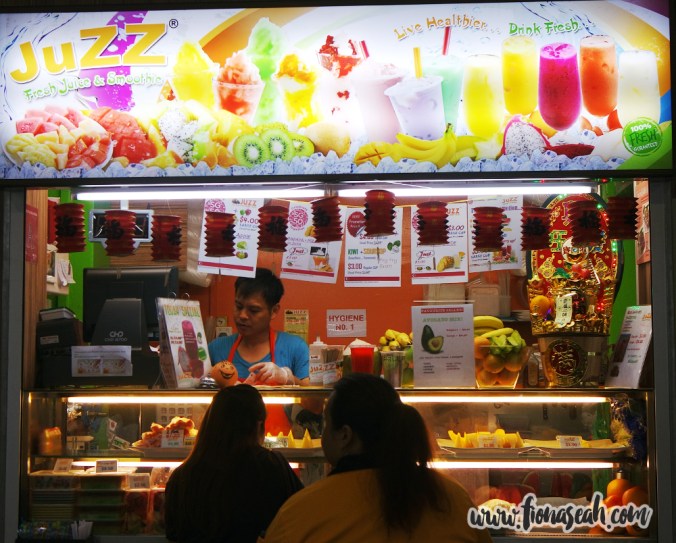 Freshly prepared fruit juice, just outside Astar!