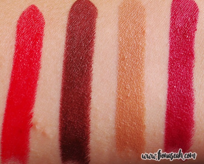 MACnificent Me lipstick swatches