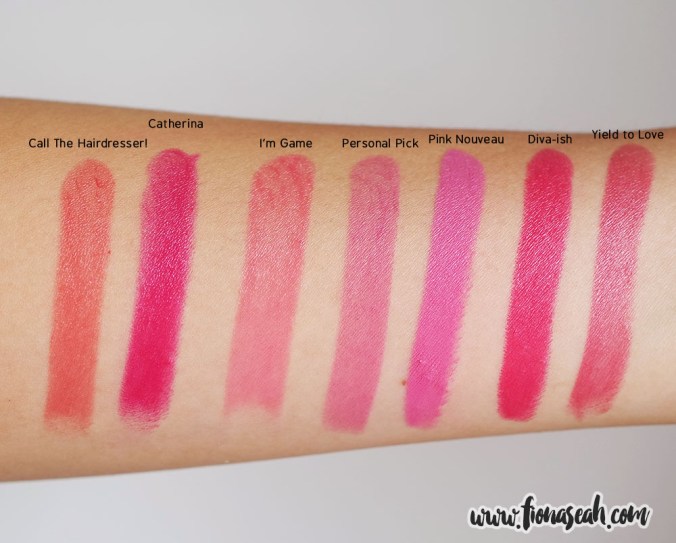 Personal Pick swatch comparison