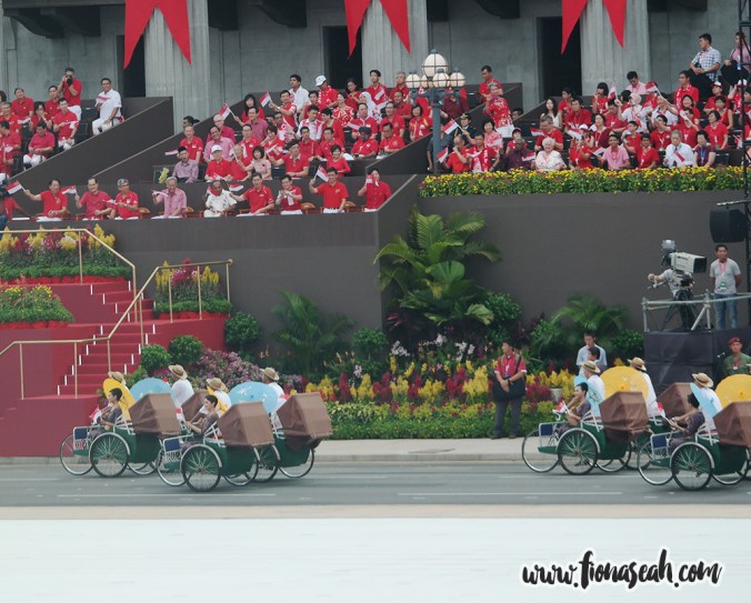 SIA air stewardesses and trishaw riders