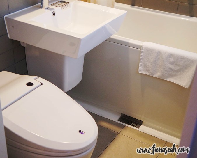 The toilet was the best part of the room