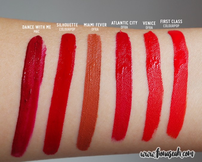 Atlantic City and Venice swatch comparison