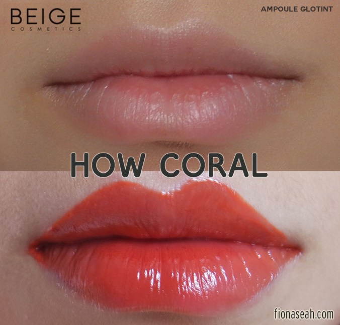 BEIGE Ampoule Glotint in #133 How Coral