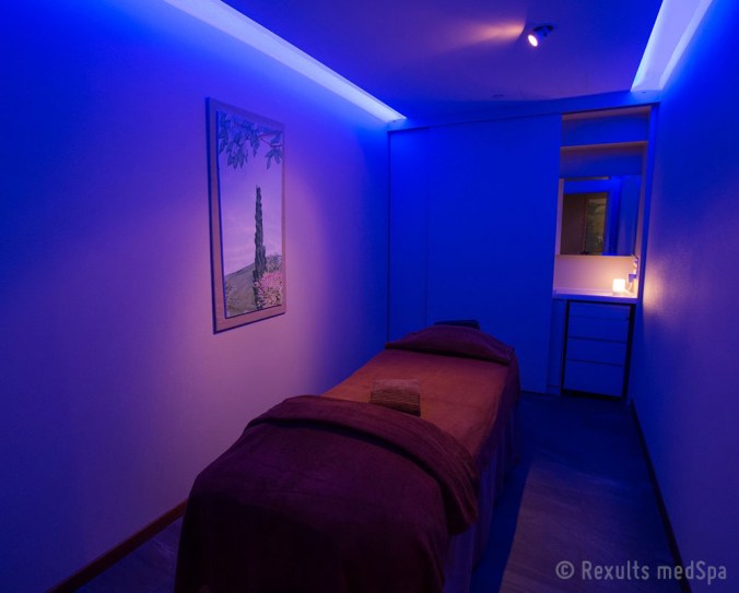 Face treatment room