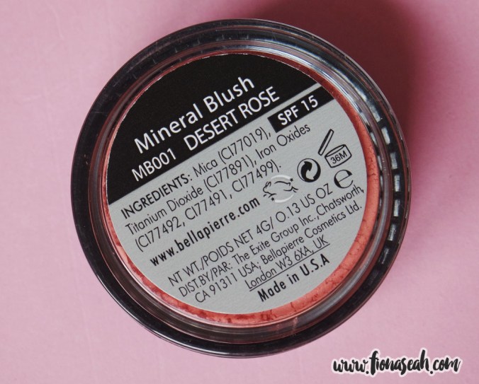 Bellápierre Mineral Blush in Desert Rose