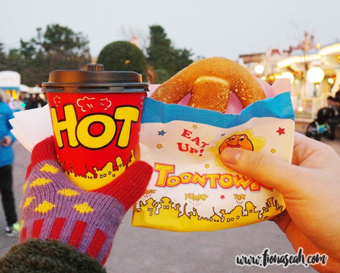 A cuppa hot tea to go with our pretzel!