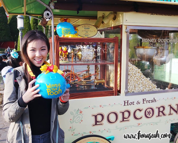 Winnie the Pooh refillable and reusable popcorn bucket!