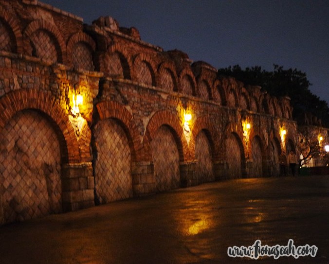 Along the path leading to the Mysterious Island