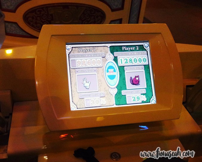 My score on the left and boyfriend's on the right. I lost. I'm just not good at games :<