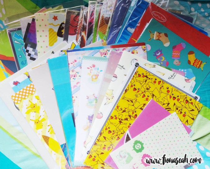 We didn't have money to collect plushies but we were able to afford plastic folders and files! So we went around collecting different designs at Harajuku and Pokemon Center Mega Tokyo! :P
