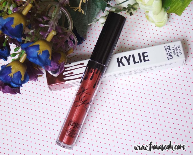 Kylie Cosmetics Metal Matte Liquid Lipstick in Reign (US$18)