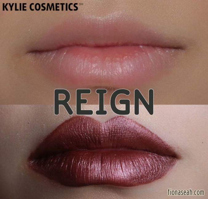 Kylie Cosmetics Metal Matte Liquid Lipstick in Reign