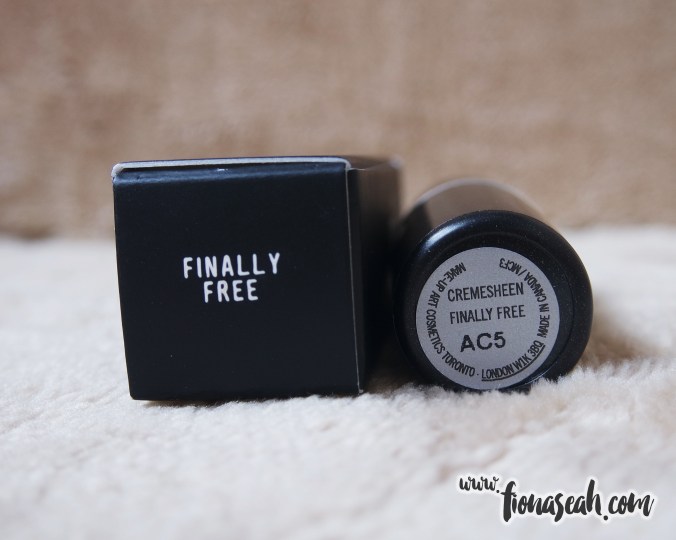 M.A.C X Caitlyn Jenner lipstick in Finally Free