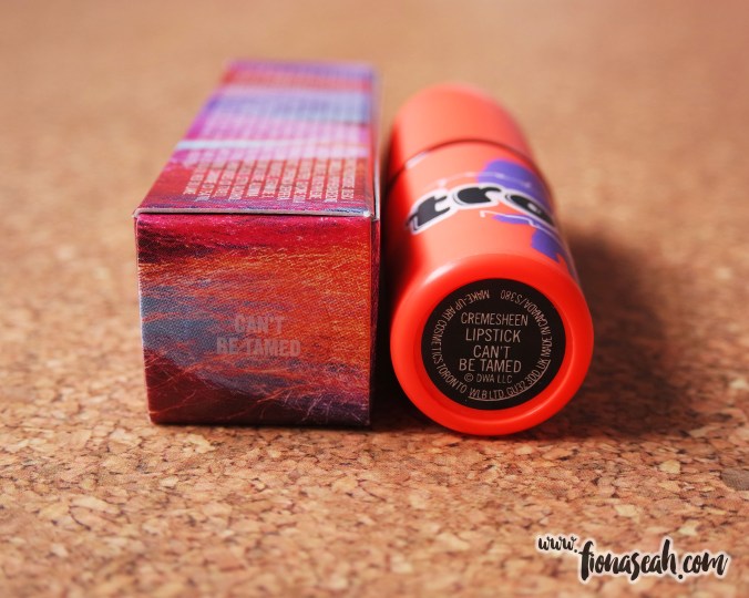MAC Good Luck Trolls lipstick in Can't Be Tamed