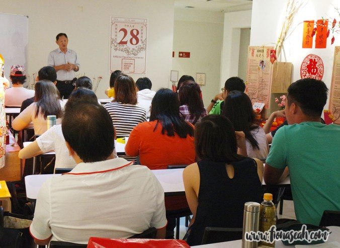 Cantonese class at Chinatown Heritage Centre (one of our venue sponsors)